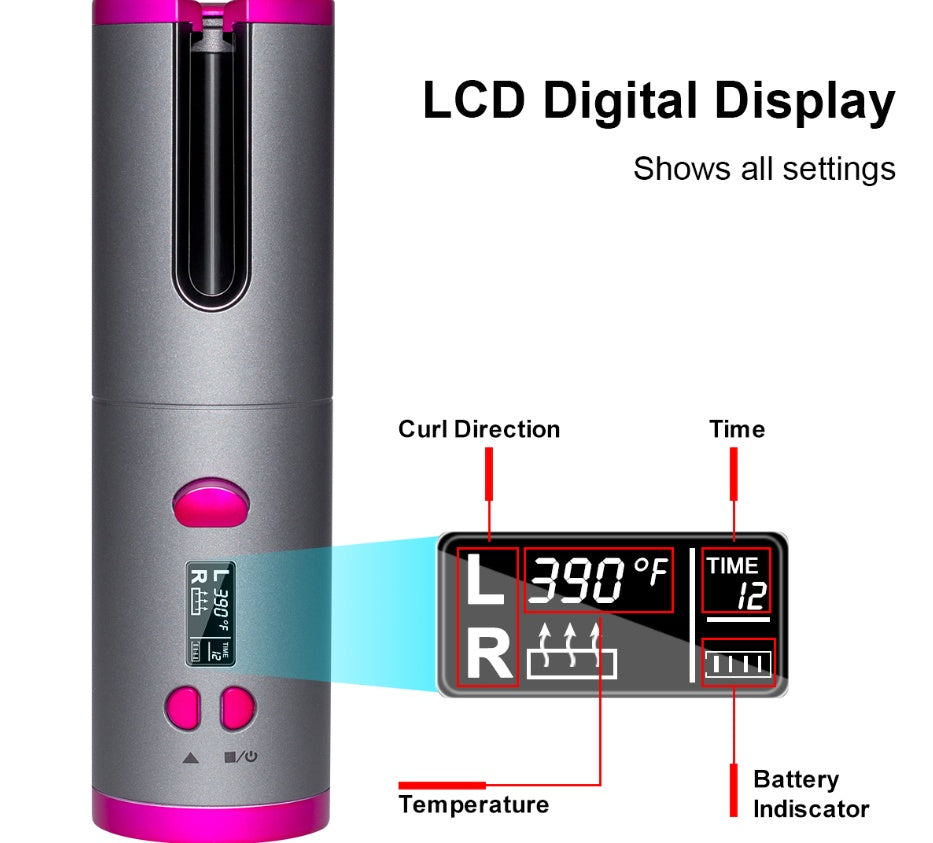Wireless Multifunctional Curler